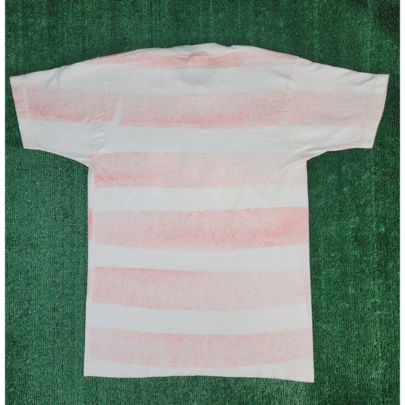 Vintage Rodeo Cowboy Shirt Size Large Single Stitch Made In USA Cattle AOP 90s - Picture 6 of 9